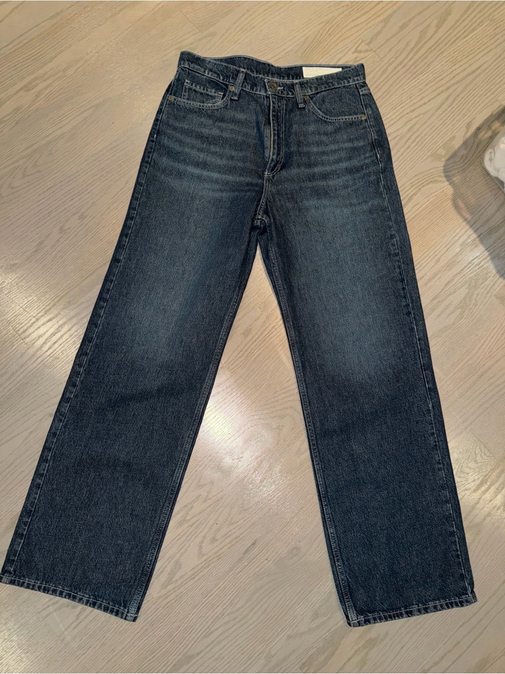 rag & bone Men's Relaxed Straight Jeans in Dark Wash
